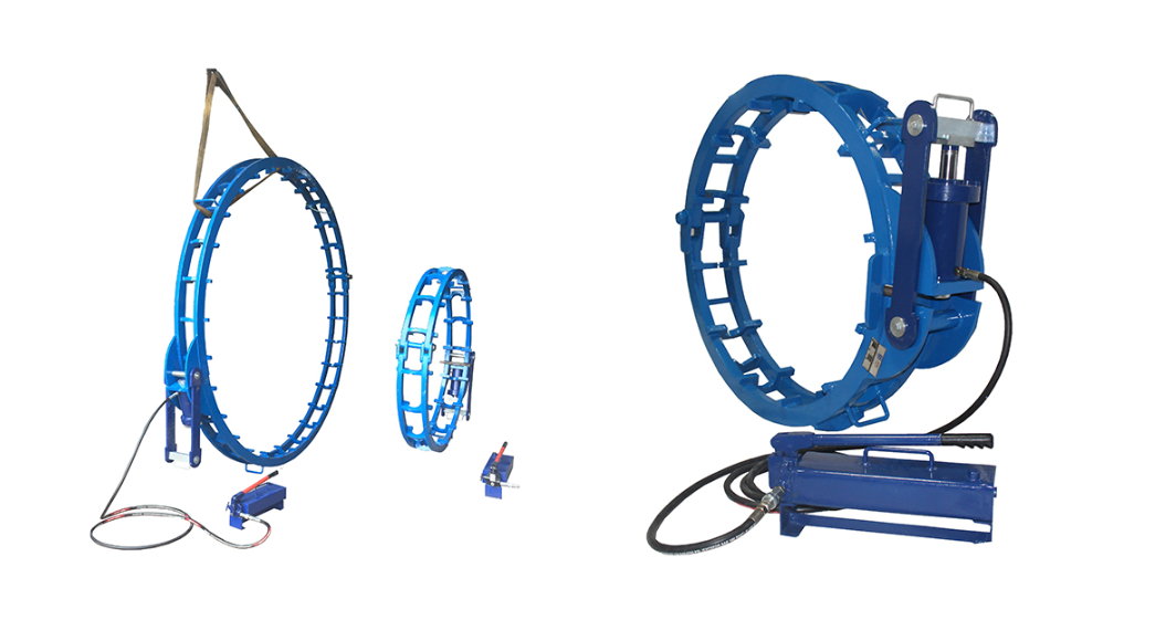 Hydraulic External Pipe Line Up Clamp in Munich, Germany